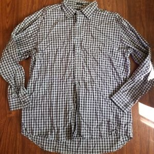 Plaid Button Down Collar Shirt